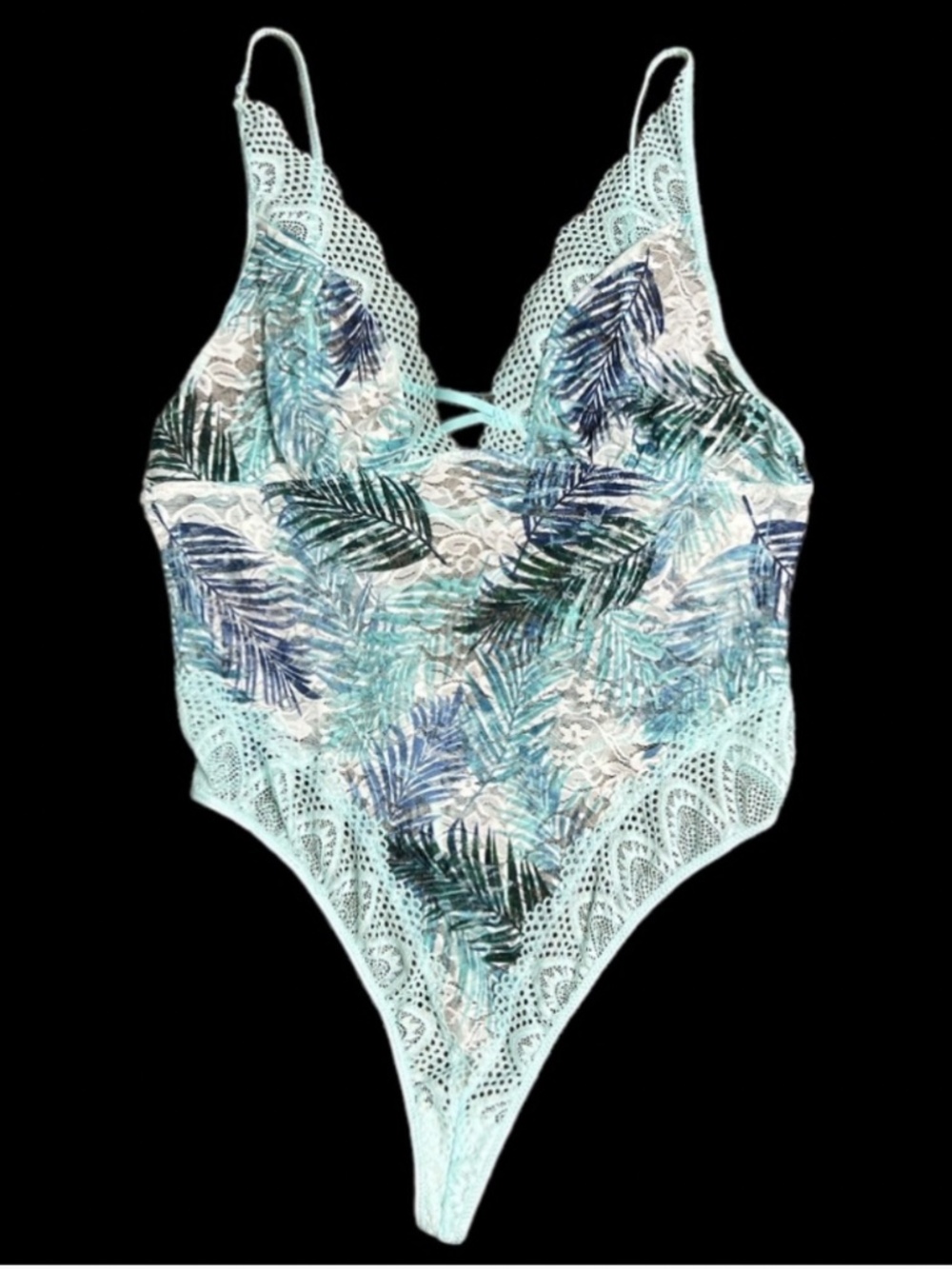 In Bloom by Jonquil Lingerie Blue Lace. NWOT Sexy - Picture 6 of 8
